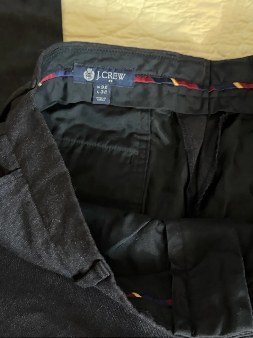 J. Crew Slim Black Pants 32x32